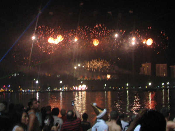 Les photos des feux d'artifices de la nuit de la St Sylvestre à Pattaya