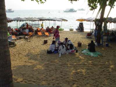 Les plages à Pattaya Thaïlande